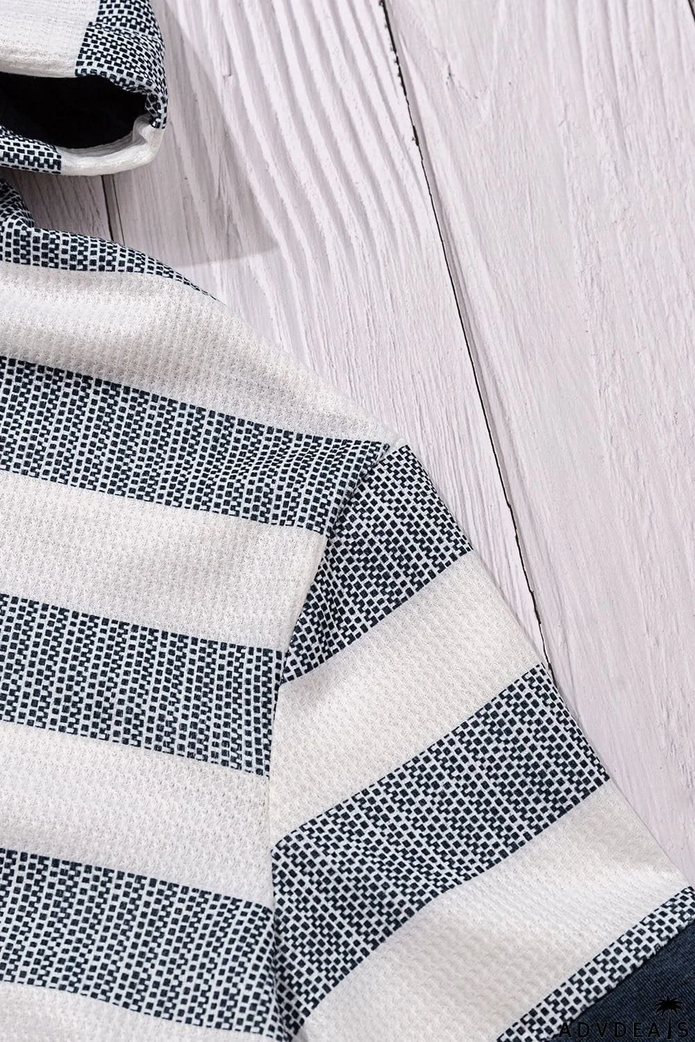 Color Block Drawstring Hoodie