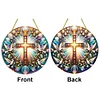 Diamond Painting Acrylic Cross Hanging Pendant Home Decor