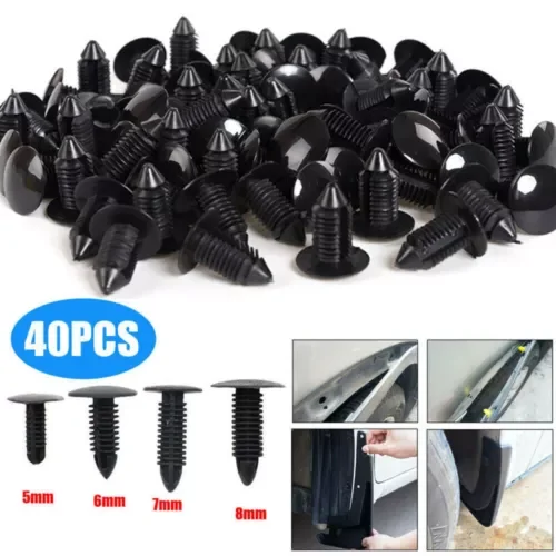 Dronehint 40x/Set 5-8mm Car Body Trims Parts Push Pin Rivet Panel Fasteners Clip Universal (For: Acura) Parts
