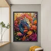 >SALE<Full Embroidery Eco-cotton Thread 11CT Print Flower Dragon Cross Stitch 50x60cm