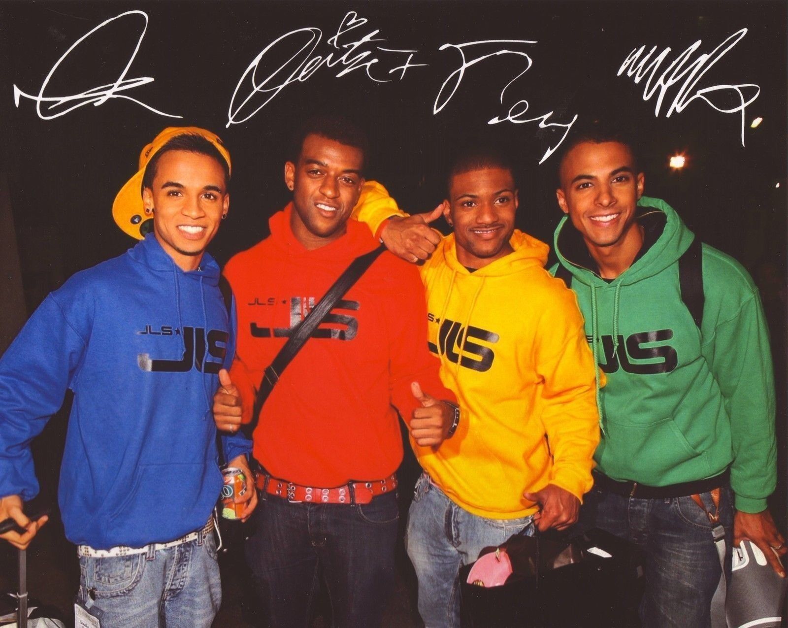 JLS AUTOGRAPH SIGNED PP Photo Poster painting POSTER