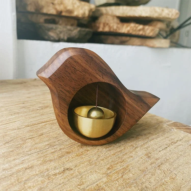 Handmade Wooden Cute Bird Doorbell