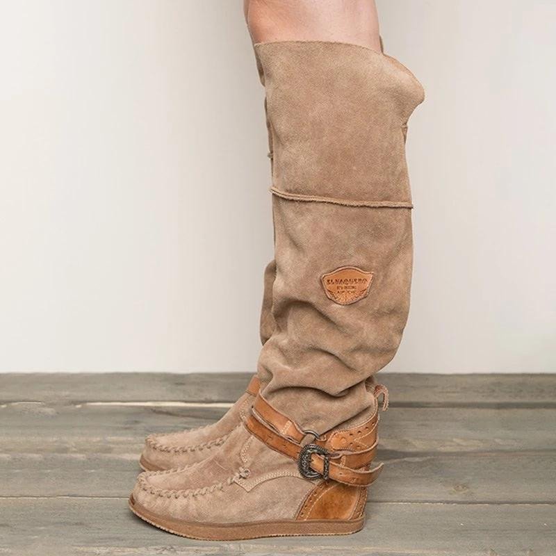 Women Casual Comfy Mid-Calf Boots