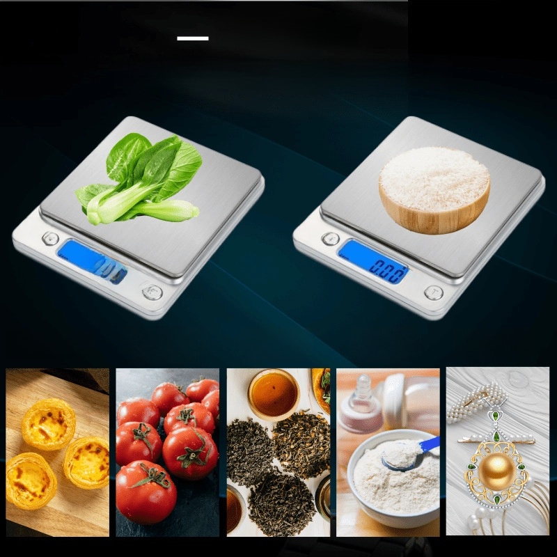 Source I2000 Kitchen Scale Waterproof Food Electronic Scale Baking Scale Home Jewelry Scale Kitchen Electronic Scale