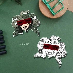 pornhint Pornhint Medusa Anime Girl Waterproof Sticker / Erotic Matte Sticker / Ahegao Anime Adult Girl Stickers