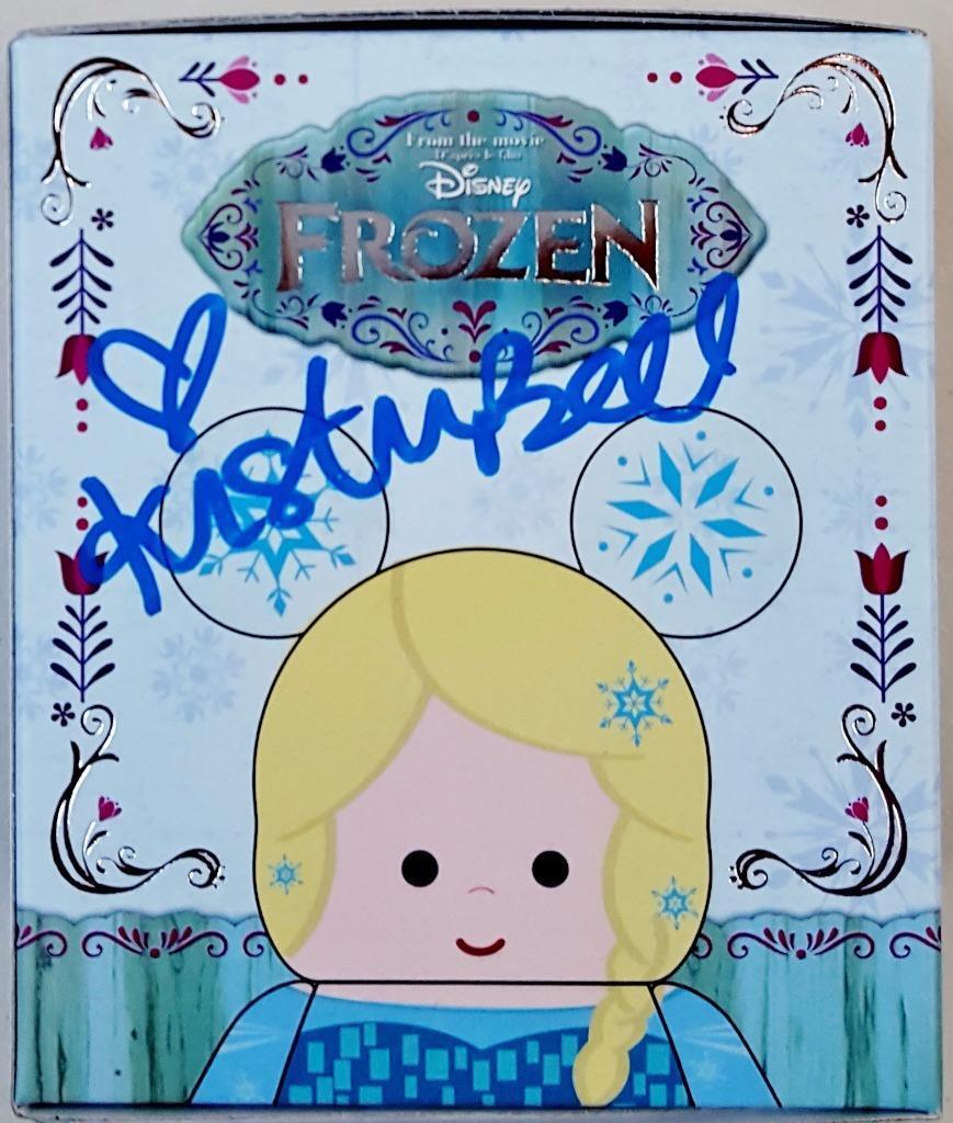 Kristen Bell Signed Disney's Frozen Voice Of Anna Vinyl Figurine Box PSA ITP