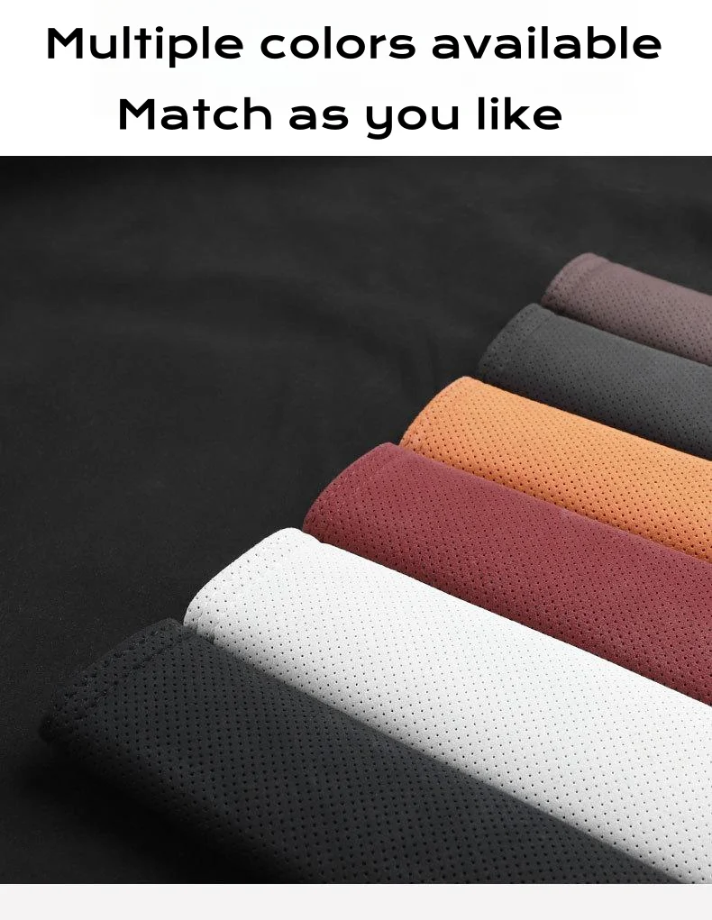 Suede punched car seat belt shoulder cover（2PCS）