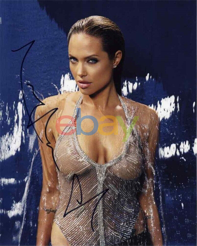 Angelina Jolie Autographed Signed 8x10 Photo Poster painting reprint #1