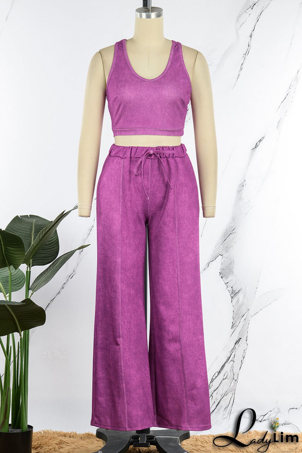 White Casual Solid Patchwork O Neck Sleeveless Two Pieces