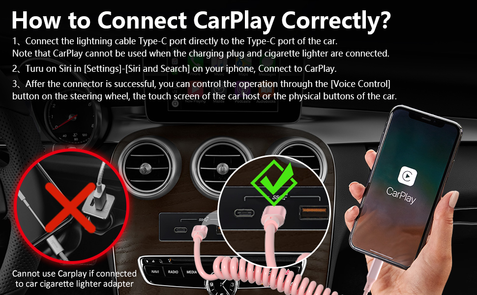 usb c cable for apple carplay