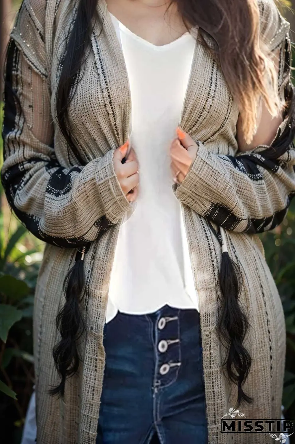 cozy cable knit button front long sleeve cardigan