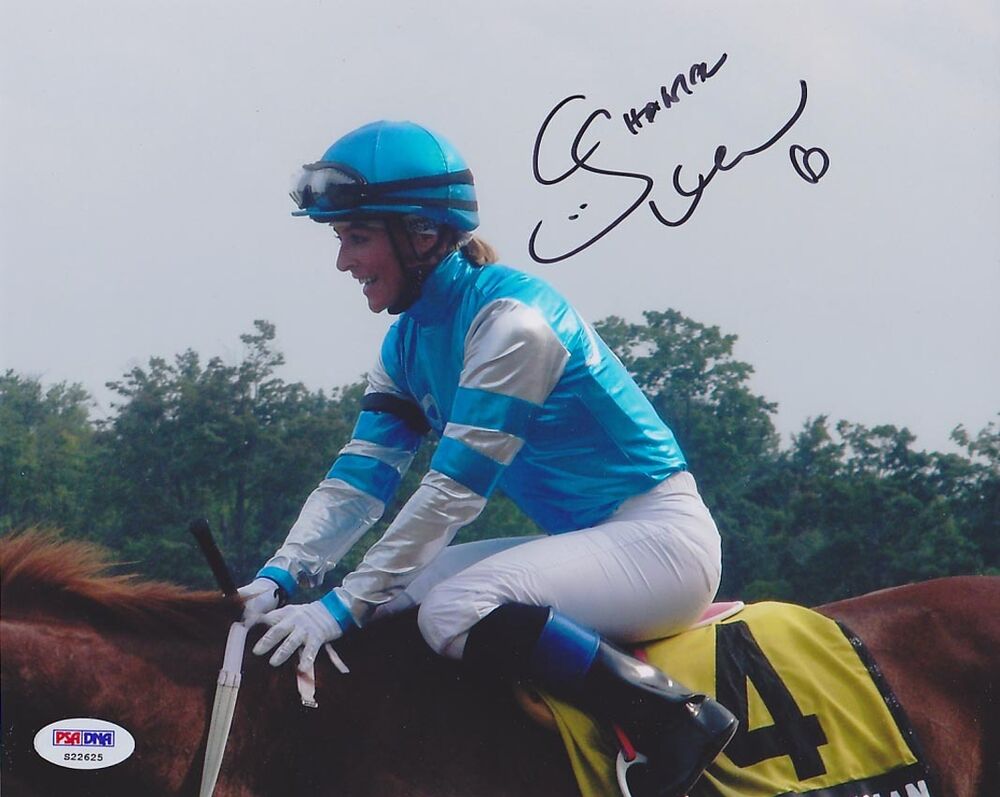 Chantal Sutherland SIGNED 8x10 Photo Poster painting Vogue S.I. Jockey Model PSA/DNA AUTOGRAPHED