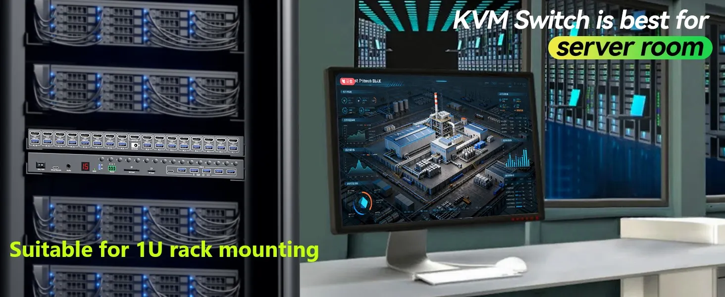kvm switch 16 pc