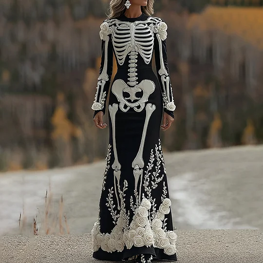 Women's Halloween Long Dress Women's Halloween Long Dress