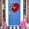 "I 💝 YOU"-Burlap Valentine's Day Wreath💏-mysite-Adracos