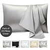 Luxurious pure mulberry silk bedding pillowcases 2 pack