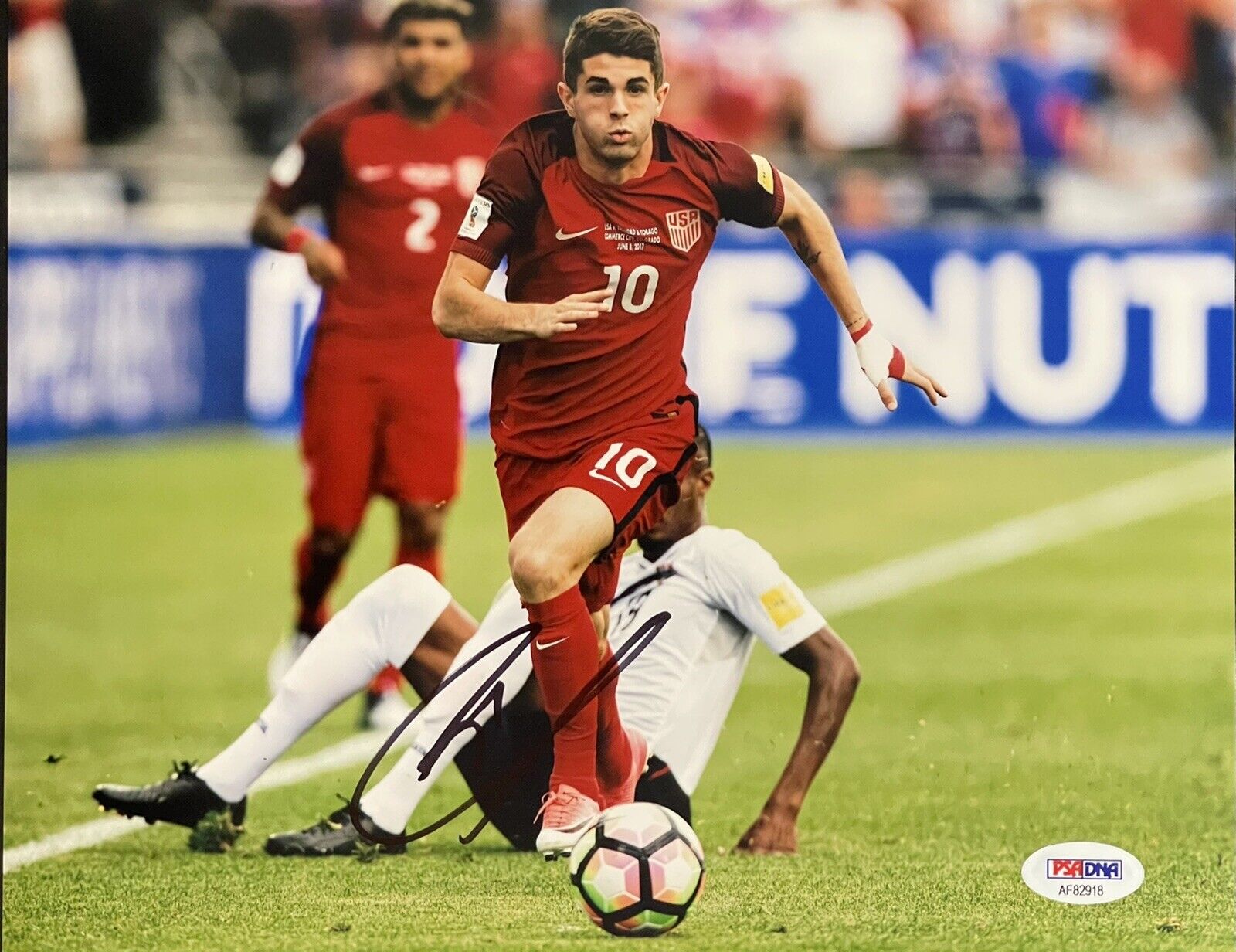 Christian Pulisic Signed Autographed Team USA 8x10 Photo Poster painting Chelsea FC Psa/Dna