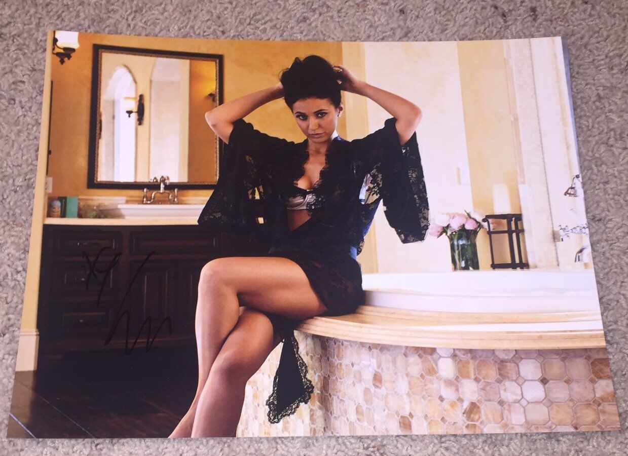 EMMANUELLE CHRIQUI SIGNED AUTOGRAPH ENTOURAGE 11x14 Photo Poster painting A w/EXACT PROOF