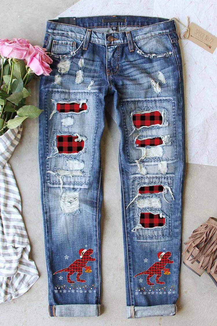 Christmas jeans