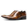 Men's Cap-Toe Leather Oxford Shoes