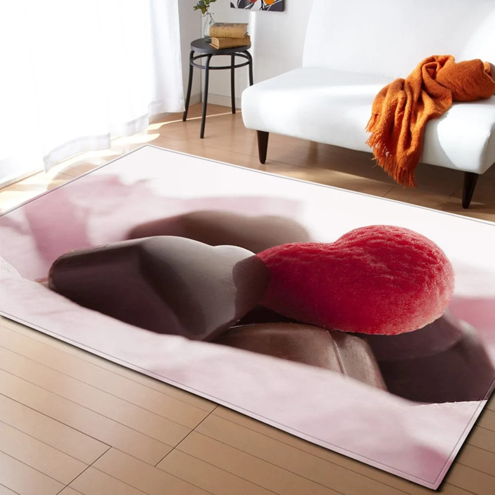Bedroom Living Room Carpet Home Valentine's Day Sofa Bedside Children's Decoration Large Rugs Hallway Balcony Bathroom Floor Mat