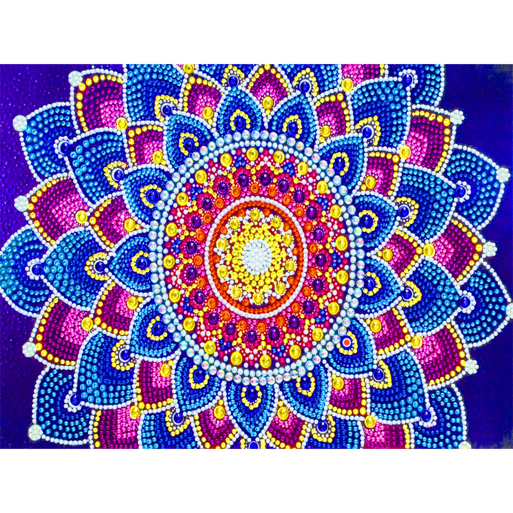 

Luminous Mandala - Special Shaped Diamond Painting - 40*30CM, 501 Original