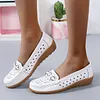 Women's Soft Sole Wide Breathable Waterproof Lightweight Walking Flat Loafer Shoes