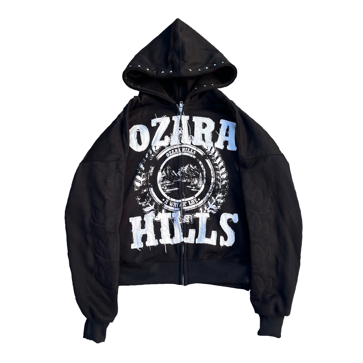 OG OZARA HILLS BLACK ZIP-UP