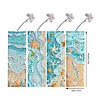 4Pcs Special Shape Beach Starfish Diamond Painting Bookmark
