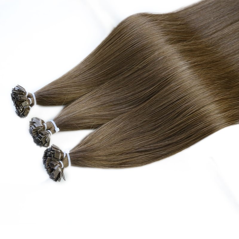 Pre-Bonded Flat Tip Hair #4 Chocolate Brown 100gram Per Pack 