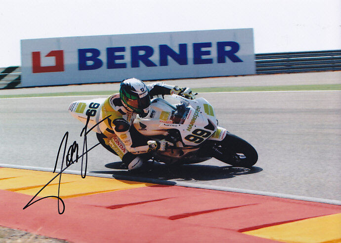 Fabien Foret Honda WSBK Signed Photo Poster painting 5x7 2011 3.