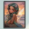 >SALE<Full Embroidery Eco-cotton Thread 11CT Counted Elf Girl Cross Stitch 40x50cm
