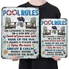 Pool rules - Vintage Metal Signs - 20*30cm/30*40cm - Warning