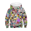 Kid Boy Girl Animation Digital Printing Hoodie Pullover