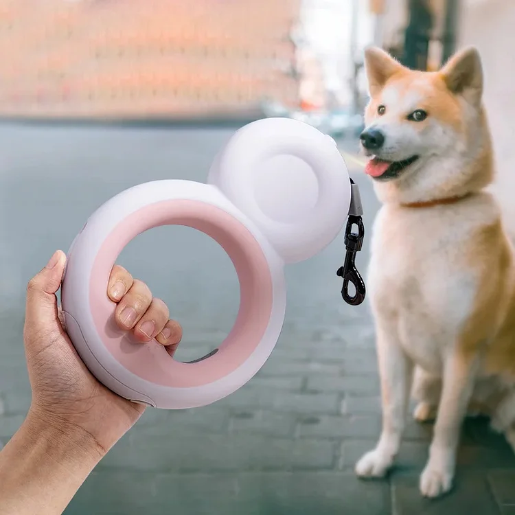 Led Dog Leash, Automatic Retractable Dog Leash, Luminous Dog Leash