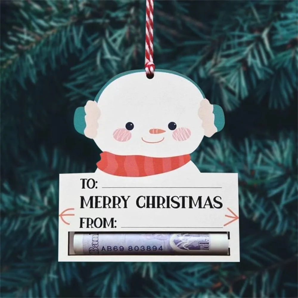 Creative Christmas money clip pressure money personalized charm