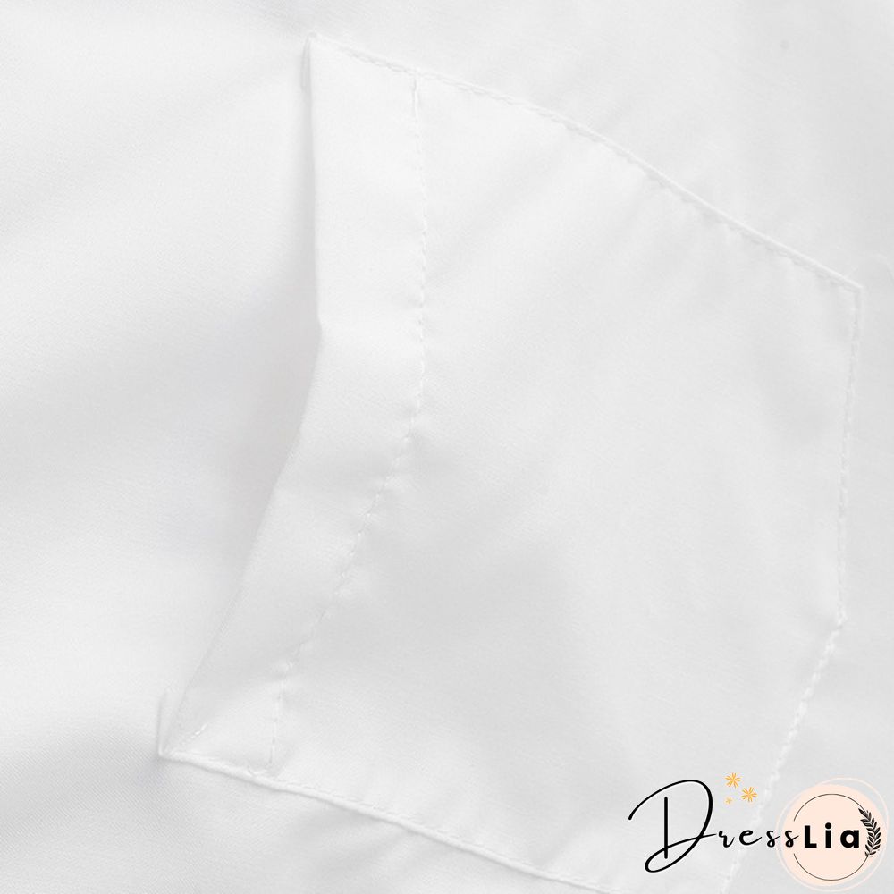 S-5XL Women Solid Color Lapel Button Long Sleeve Blouse Casual Elegant Loose Streetwear Tops Shirt Plus Size Manteau