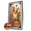 Diamond Painting -DIY Full Round Drill Dog(40*60CM)