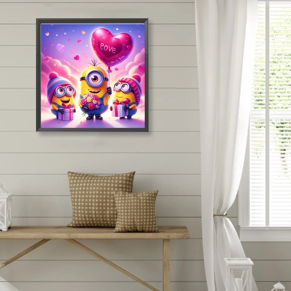 Diamond Painting - Full Round Drill - Minions(Canvas|40*40cm)