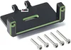 AMK Metal Axial SCX24 Servo Set Including Servo Mount Bracket & Arms & Steering Links for 1/24 RC Crawler Upgrades(Green)