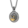 【Rotating Gold Coin】Sterling Silver Pixiu Pendant Necklace for Men - Original Design