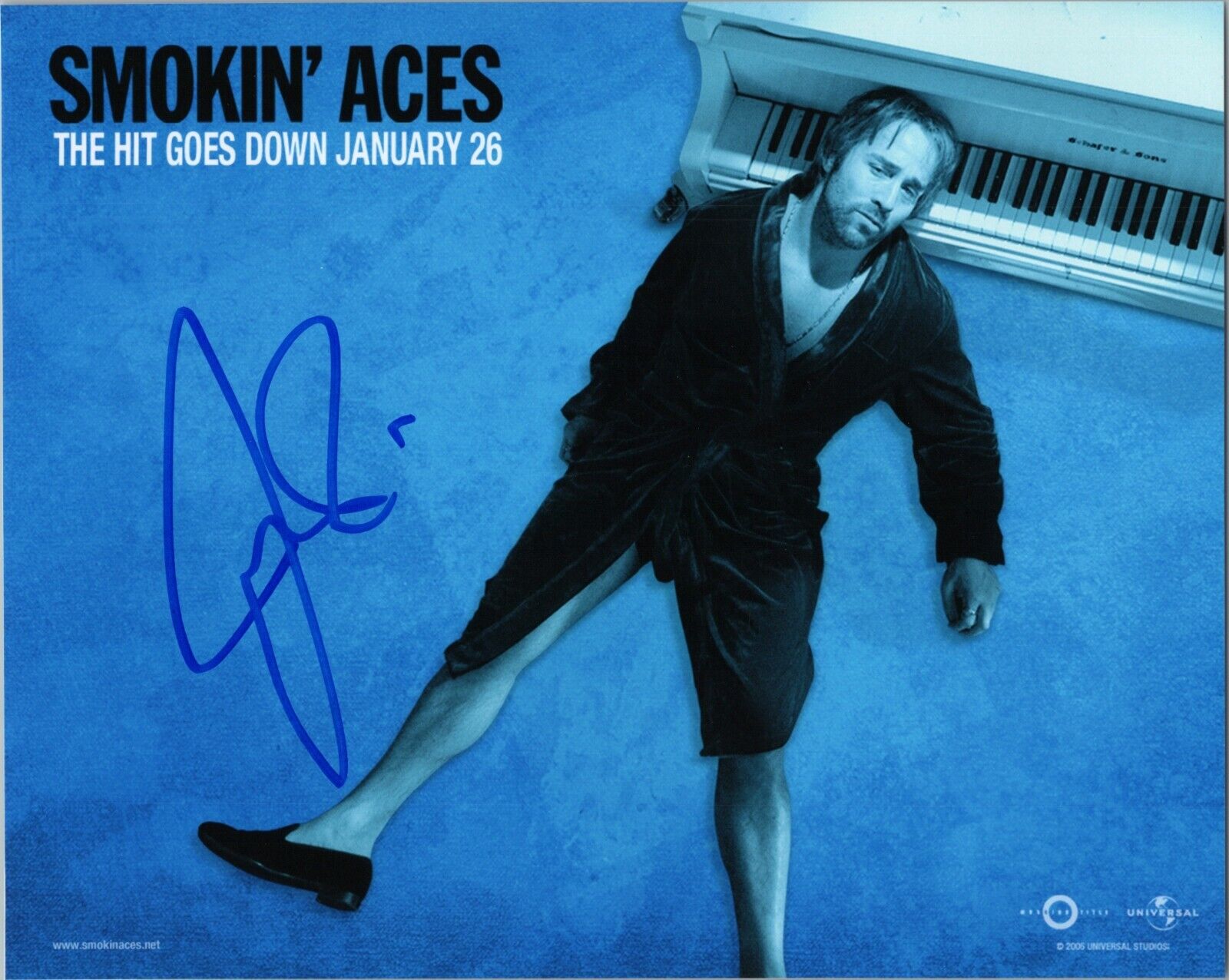 ~~ JEREMY PIVEN Authentic Hand-Signed SMOKIN' ACES