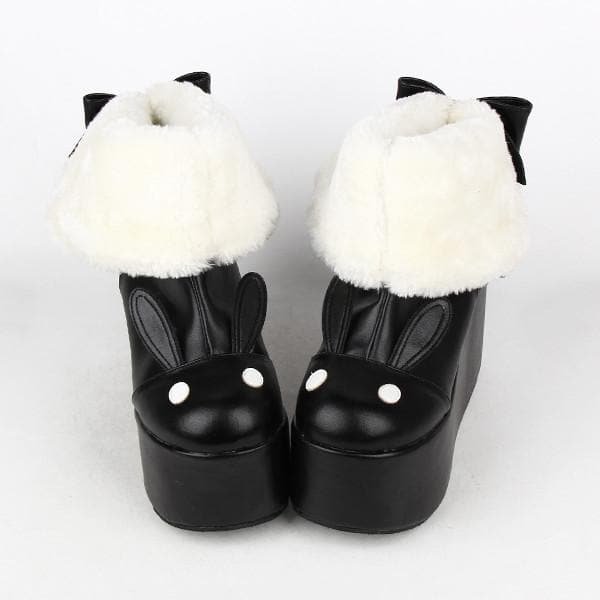 Kawaii Rabbit Ear Lolita Short Boots SP164970