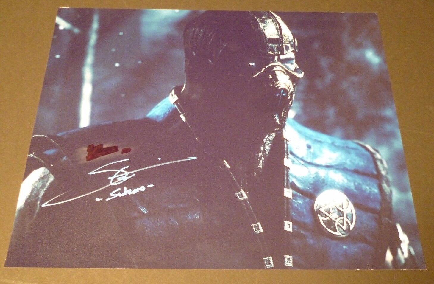 STEVE BLUM Authentic Hand-Signed SUB-ZERO - MORTAL KOMBAT X