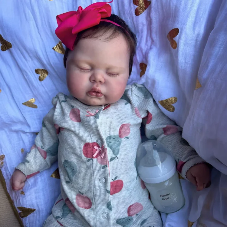 [New] 20" Sweet Sleeping Dreams Reborn Truly Baby Doll Girl Latina, Lifelike Cloth Body Baby：Realistic Reborn Baby Dolls By Rsgdolls®