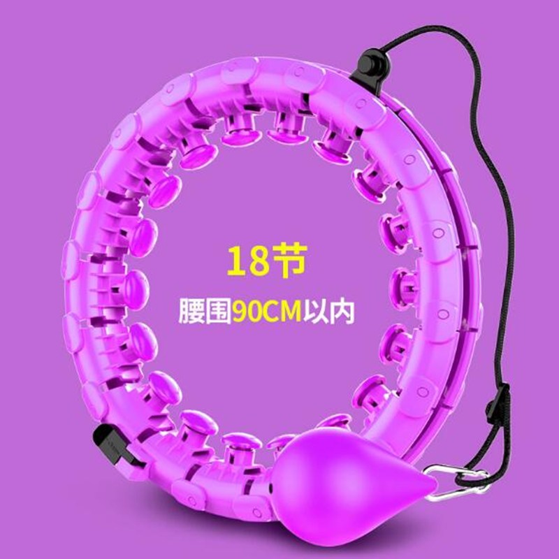 

Smart-Auto Spinning Detachable RemovableWeighted Sliming Fitness Hoop, (pink 18 sections) - english color box packaging, 501 Original