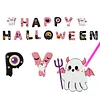 DIY Diamond Painting Halloween Banner Kit, 26 PCS "Happy Halloween" Glitter Letter Flags with Characters, Handmade Sparkling Bunting Garland for Home Party Wall Decoration