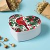Cardinal DIY Diamond Painting Heart-Shaped Jewelry Box Decorative Storage Case