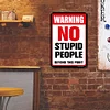 Warning Sign - Metal Tin Signs(12*16Inch)