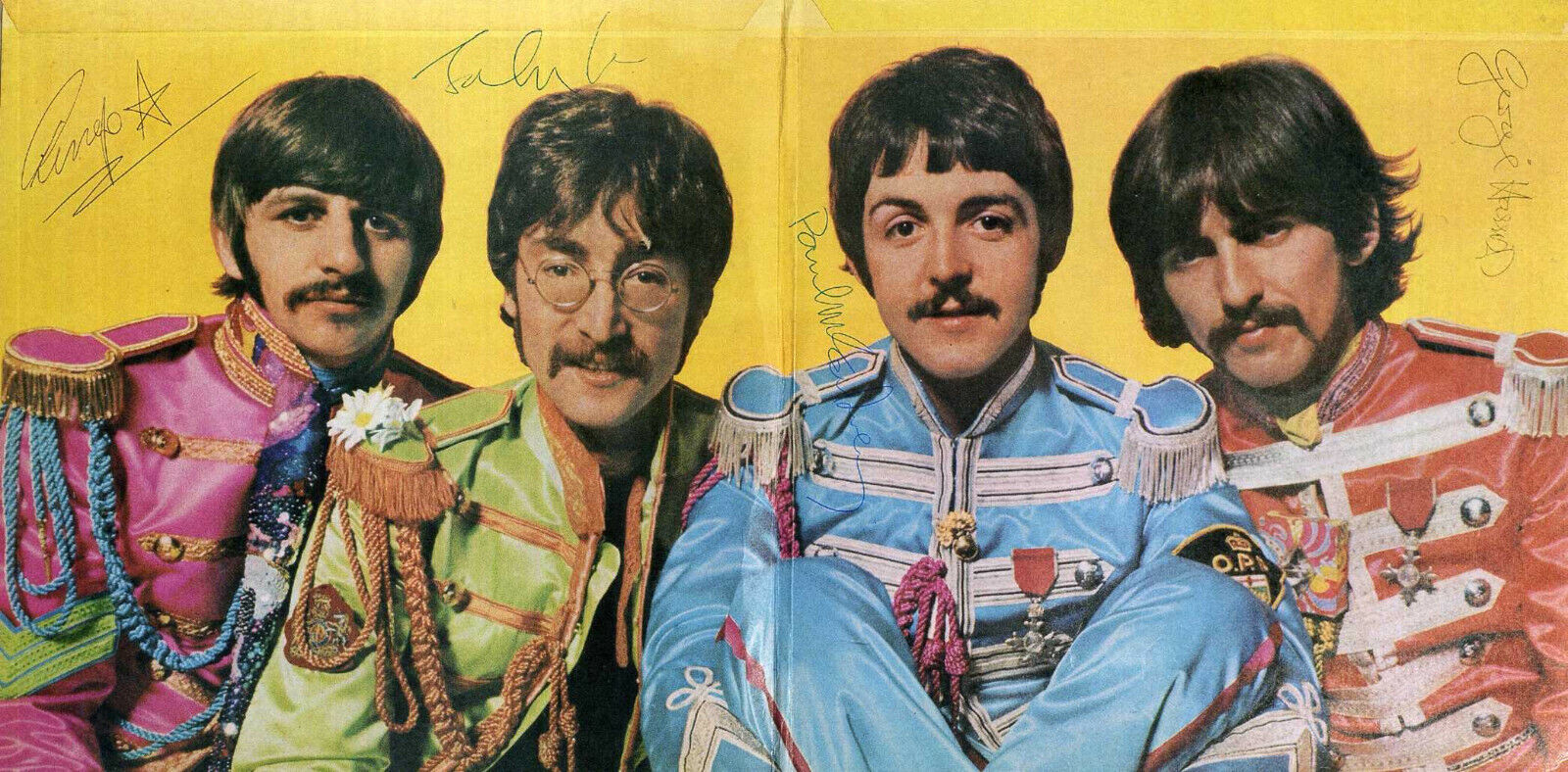 THE BEATLES - Signed Photo Poster paintinggraph - Pop / Rock Star Band / Musicians - preprint